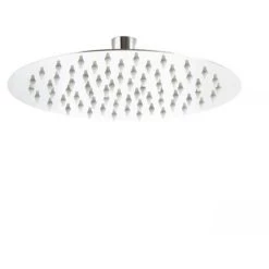 WILTEC Pommeau De Douche Rond 25 Cm Pomme Jet De Pluie Rainshower Tête De Douche Acier Inoxydable