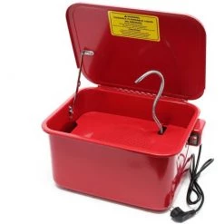 WILTEC Fontaine De Dégraissage Nettoyage De Pièces Mécaniques Bac De Lavage 13l Avec Pompe Garage Atelier