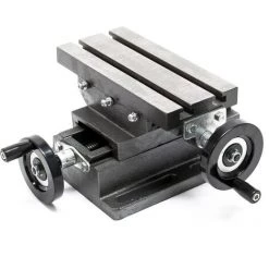 WILTEC Étau à Croix 2 Axes Table De Fraisage Surface De Perçage 170x85mm Établi Guidage Queue D'aronde