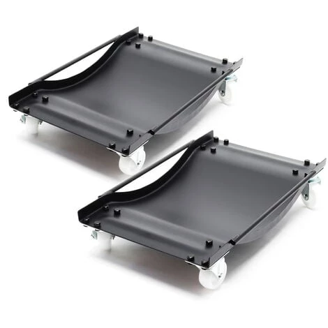 WILTEC Aide à La Manœuvre Automobile Chariot De Manutention 1 Jeu Chariot De Déplacement Transport 450KG