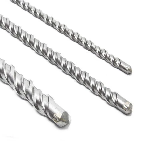 WILTEC Jeu 3 Forets à Béton Perforateur 1000mm Support SDS Profondeur 870mm Mèche ø12/16/24mm Mur Pierre – Image 2