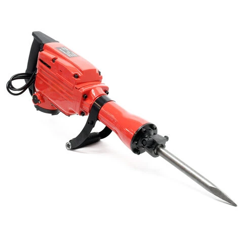 WILTEC Marteau De Démolition 1600W Burin & Autres Accessoires Pour Béton Pierre Naturelle Brique Maçonnerie – Image 3