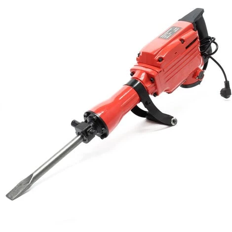 WILTEC Marteau De Démolition 1600W Burin & Autres Accessoires Pour Béton Pierre Naturelle Brique Maçonnerie – Image 4