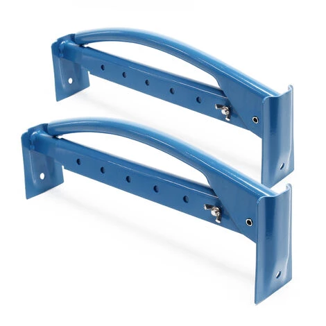 WILTEC 2x Pince à Briques Pose-dalle Levage Transport Brique Hollandaise Klinker Extensible 425 - 700mmm – Image 2