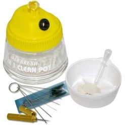 WILTEC Airbrush Station De Nettoyage De La Vitre Avec L'outil De Nettoyage