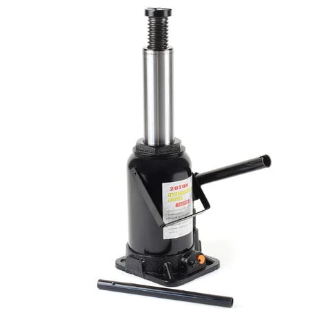 WILTEC Cric Bouteille Hydraulique 20T Vérin De Levage Avec Fonction Descente Lente, 244-449 Mm – Image 3