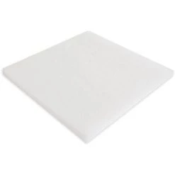 WILTEC Tissu Filtrant Synfil 300 100x100x2.5cm Très Fin Blanc Pour Filtre Bassin Et Aquarium