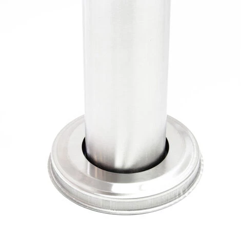 WILTEC Bloc De 3 Boite Aux Lettres Pied De Support Acier Inoxydable 2 Clés Par Compartiment Superposé – Image 4