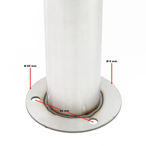 WILTEC Bloc 4 Boite Aux Lettres Pied De Support Acier Inoxydable 2 Clés Par Compartiment Système Superposé – Image 5