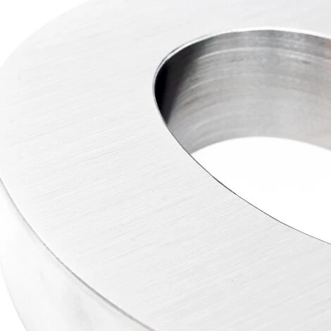 WILTEC Plaque Numéro Maison Lettre "c" 3D 15cm Acier Inoxydable Résistant Intempéries Matériel Fixation – Image 4