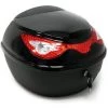 WILTEC Top Case 22L Noir Coffre Pour Moto Roller Scooter Quad Valise Espace Rangement Moto Porte-bagage