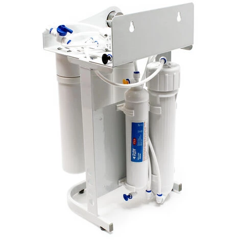 WILTEC Naturewater 5-etapes Osmose Inverse (RO) 180l/jour NW-RO50-G1-1 Avec Cadre, Manomètre, SANS Pompe – Image 2