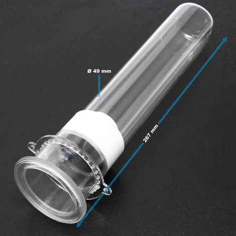 WILTEC Pièce Détachée Tube En Verre Quartz SunSun CPF-500 Pour Filtre De Bassin Sous Pression Filtration – Image 3