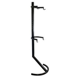 WILTEC 2x Béquille 2 Vélos 90kg Peu Encombrant Système D’accrochage Avec 2 Bras D’appui Réglable Support