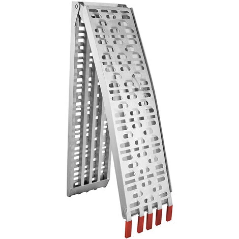 WILTEC Rampe De Chargement Pliable Aluminium Moto VTT Quad Rampe D’accès Rail 226cm 410kg – Image 2