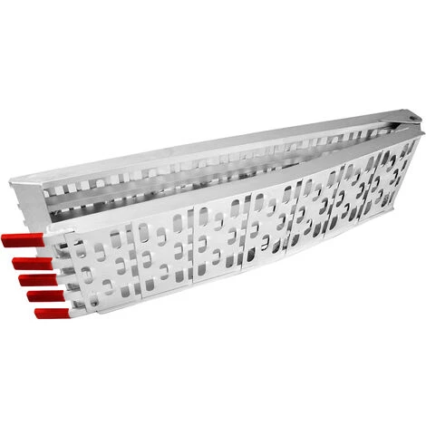 WILTEC Rampe De Chargement Pliable Aluminium Moto VTT Quad Rampe D’accès Rail 226cm 410kg – Image 4