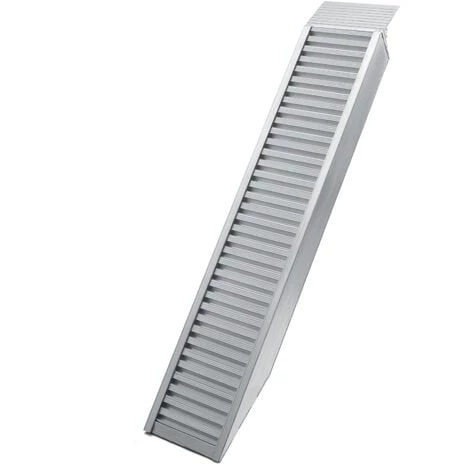 WILTEC Rampe De Chargement Moto ATV Quad Aluminium Rampe Rail Collision 161cm 2025kg