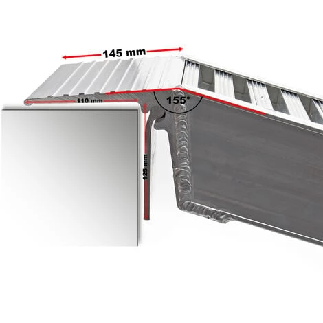 WILTEC Rampe De Chargement Moto ATV Quad Aluminium Rampe Rail Collision 161cm 2025kg – Image 3
