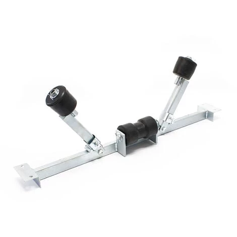 WILTEC Porte-bateau Avec Rouleaux De Quille Jusqu’à 500 Kg Aide à La Manoeuvre Embarcation Chargement