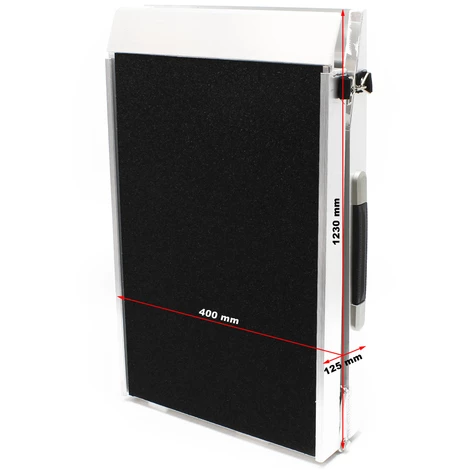 WILTEC Rampe D'accès Pour Chiens Rampe Pour Animaux 1x Pliable Alu Surface Antidérapante 244 X 38 Cm 115kg – Image 3