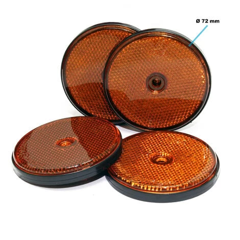 WILTEC Jeu De Feux Arrière De Remorque 12 Pièces Fiche 13 Broches Câble 5m Éclairage Réflecteur Marquage-E – Image 3