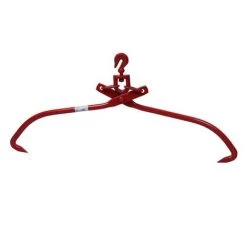 WILTEC Pince Forestière Pour Troncs Max. 810 Mm, Force 700 Kg, Pince De Levage, 2 Mandrins De Serrage