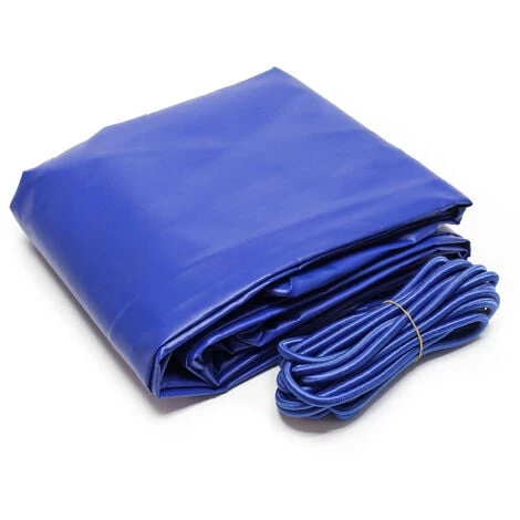 WILTEC Bâche De Protection Remorque 2075x1140x900 Mm Fermeture à Glissière Courroie En Caoutchouc Housse – Image 2