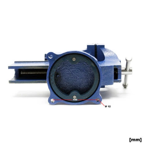 WILTEC Étau D’atelier Heavy Duty 100 Mm Mâchoire De Serrage & Enclume Pour Contrainte Importante Établi – Image 5