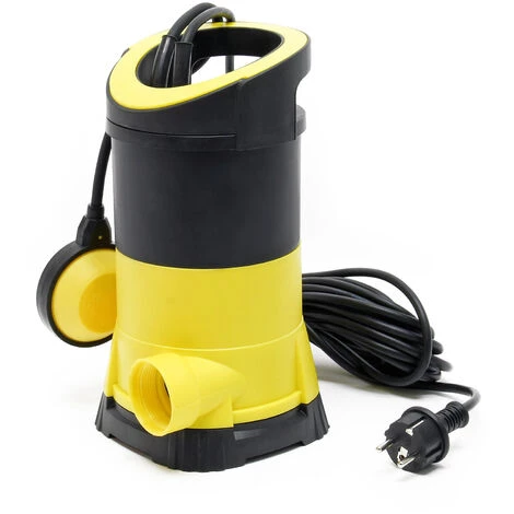 WILTEC Pompe Eaux Usées De 7000l/h 400W Hauteur De Refoulement 7,5m Particules Jusqu'à Ø5mm Pompe Drainage – Image 3