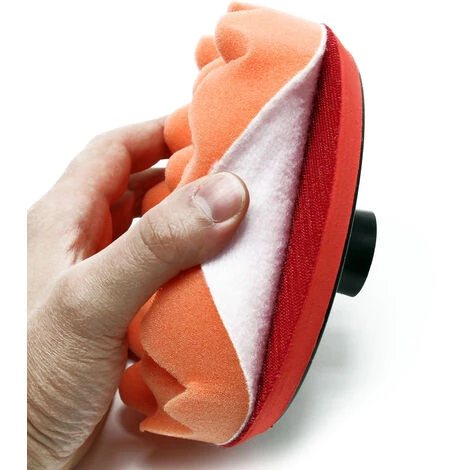 WILTEC Kit Pour Machine à Polir 19 Pcs. Éponges De Polissage 150mm & 180 Mm Accessoire Pour Polisseuse – Image 2