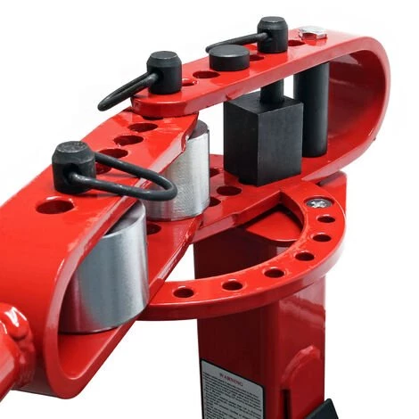 WILTEC Cintreuse De Tubes Sur Pied Presse à Cintrer Manuelle Pour Acier Plat, Rond & Carré Outil Universel – Image 4