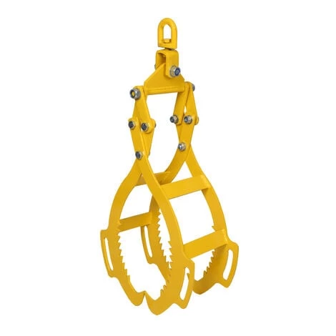 WILTEC Pince Forestière Pour Troncs Max. 620 Mm, Force 1200 Kg, Pince De Levage, 4 Mandrins De Serrage