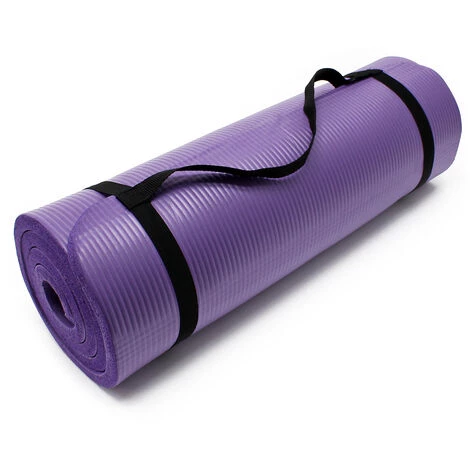 WILTEC Tapis De Yoga 185x80x1.5cm Physio Fitness Aérobic Gym Pilates Matelas Antidérapante Extra épais – Image 2