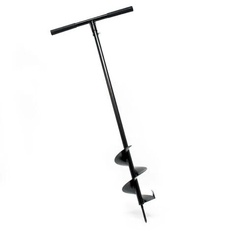 WILTEC Tarière Manuelle 118cm Forage Puits Et Fondations Ø150mm Avec Poignée Transversale Foreuse Manuelle – Image 2