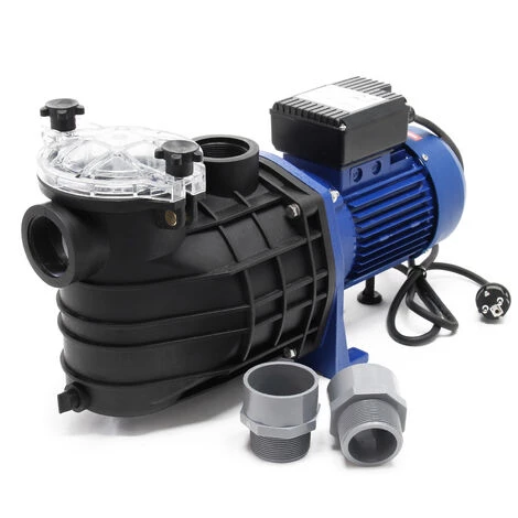 WILTEC Pompe Piscine 26400l/h 2200 Watts Pompe Filtration Circulation Filtre Eau Pool Whirlpool Jardin – Image 2