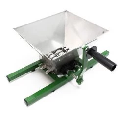 WILTEC Broyeur à Fruits 7L Avec Entonnoir Et Manivelle Facile à Nettoyer