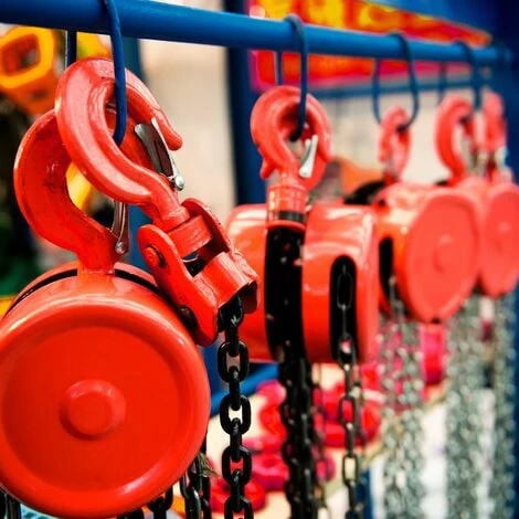 WILTEC Palan à Chaîne 2t Longueur De Chaîne 3m Levage Simple De Charges Sylviculture Industrie Atelier – Image 2