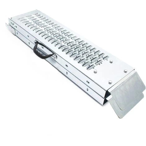 WILTEC 2x Rampe De Chargement Pliable Acier Galvanisé Moto ATV Quad Rail Collision 160x22.5cm 400kg – Image 3