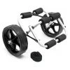 WILTEC Chariot De Transport Alu Pliable 45kg Kayak Canoë Avec Roues PU & Sangles En Nylon Fixation Sécurité