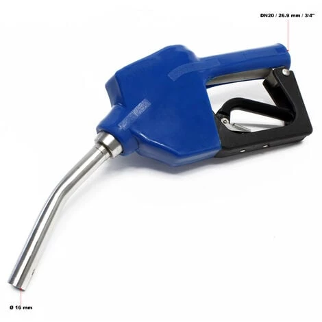 WILTEC Pistolet De Remplissage Avec Arrêt Automatique 0-60l/min AUS32 Acier Affiné – Image 2