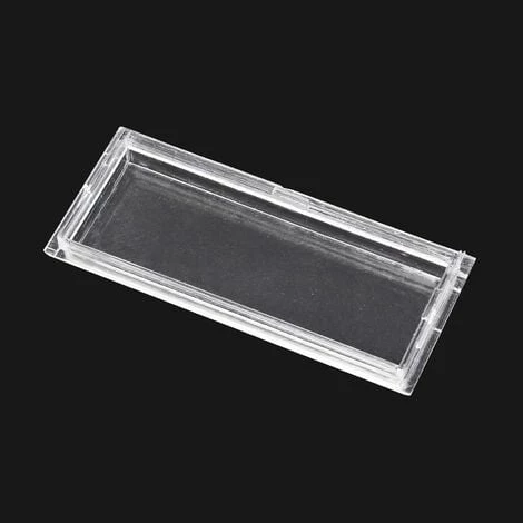 WILTEC Plaque De Couverture Du Porte-nom De La Boîte Aux Lettres 60x23 Mm Plaque De Rechange 57,5x20 Mm