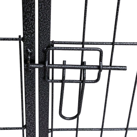 WILTEC Enclos Parc Extérieur Pour Chien Et Chat Grillage Barrière Protection Animaux Domestiques M 210x80cm – Image 3