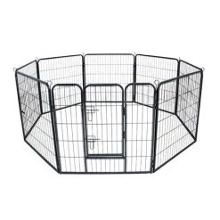 WILTEC Enclos Parc Extérieur Chien Et Chat Grillage Barrière Protection Animaux Domestiques L 210x100cm