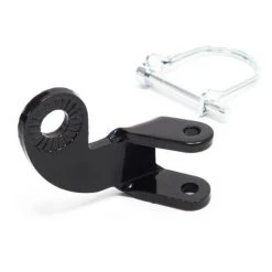 WILTEC Essieu Attelage Remorque Noir Pour Vélo Attache- Remorque Bicyclette Vélo Couché Vélo électrique