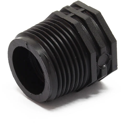 WILTEC Hozelock Mamelon De Réduction De Filetage Mâle 26,16 Mm (3/4") à Filetage Femelle 20,67 Mm (1/2")