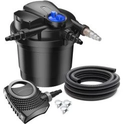WILTEC SunSun CPA-5000 SET 8000l 11W UVC NEO2800 Pompe Tuyau Kit De Filtration