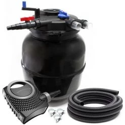 WILTEC SunSun CPF-50000 SET 80000l 55W UVC NEO6000 Pompe Tuyau Kit De Filtration
