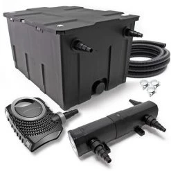 WILTEC SunSun CBF-550 CUV-224 24W SET NEO6000 Pompe Tuyau Kit De Filtration