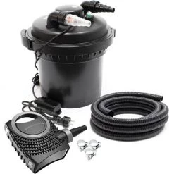 WILTEC SunSun CPF-280 SET 8000l 11W UVC NEO2800 Pompe Tuyau Kit De Filtration
