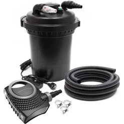 WILTEC SunSun CPF-500 SET 30000l 11W UVC NEO3800 Pompe Tuyau Kit De Filtration
